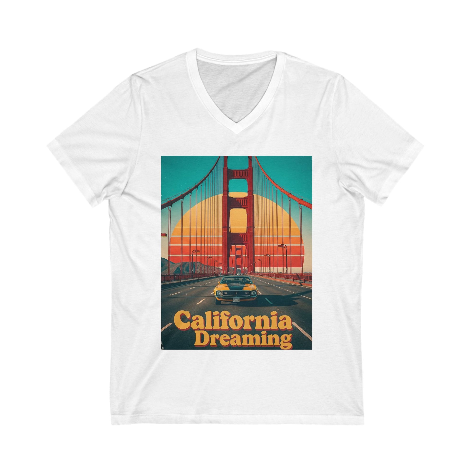California Dreaming V-Neck Tee,