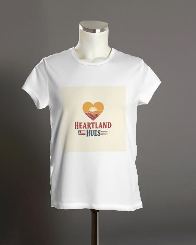 Heartland Hues Unisex Heavy Cotton Tee, Boho T-Shirt